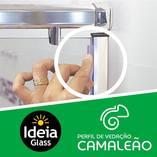 Perfil de Vedação Camaleão da Ideia Glass