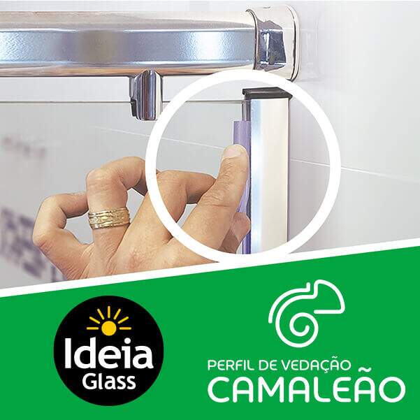 Perfil de Vedação Camaleão da Ideia Glass