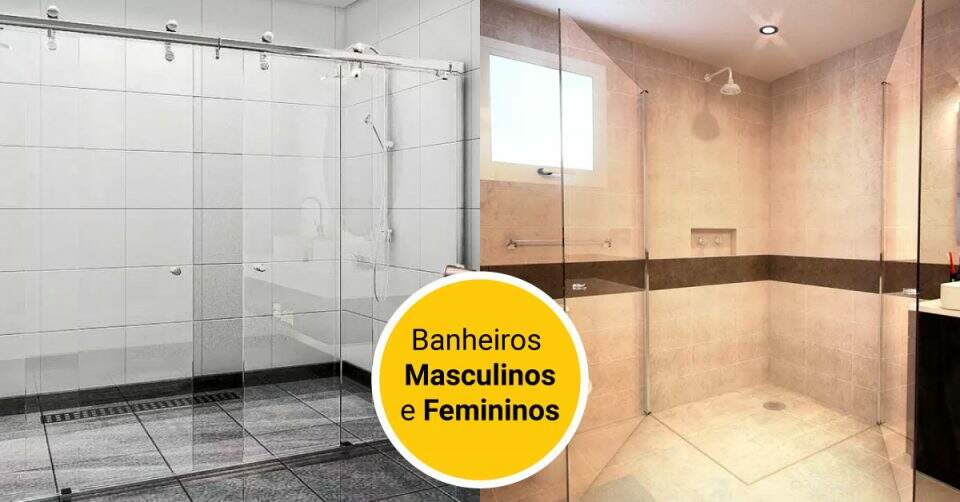 Banheiros Masculinos e Femininos