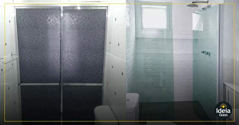 Qual o melhor: box de banheiro acrílico ou vidro?