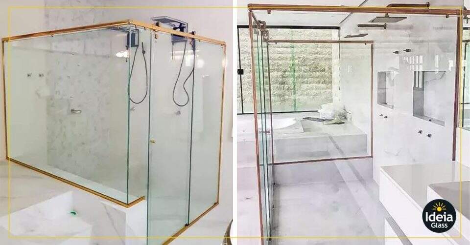 Transforme seu banheiro com um box de banheiro com parede de vidro