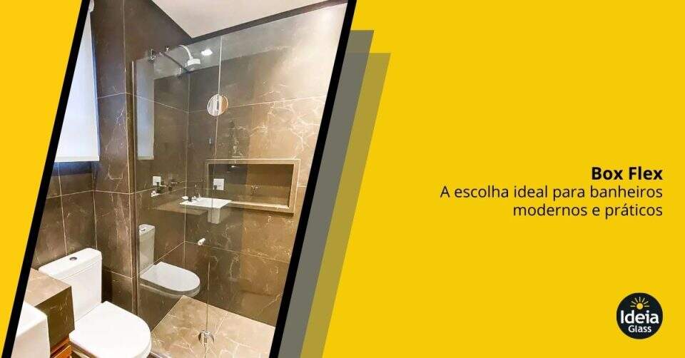 IdeiaGlass Box de Banheiro Felx